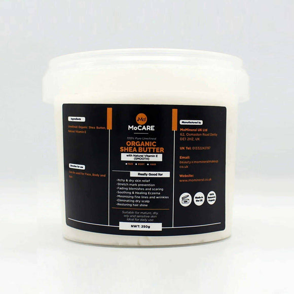 MoCare Organic Shea Butter with natural Vitamin-E (Smooth)